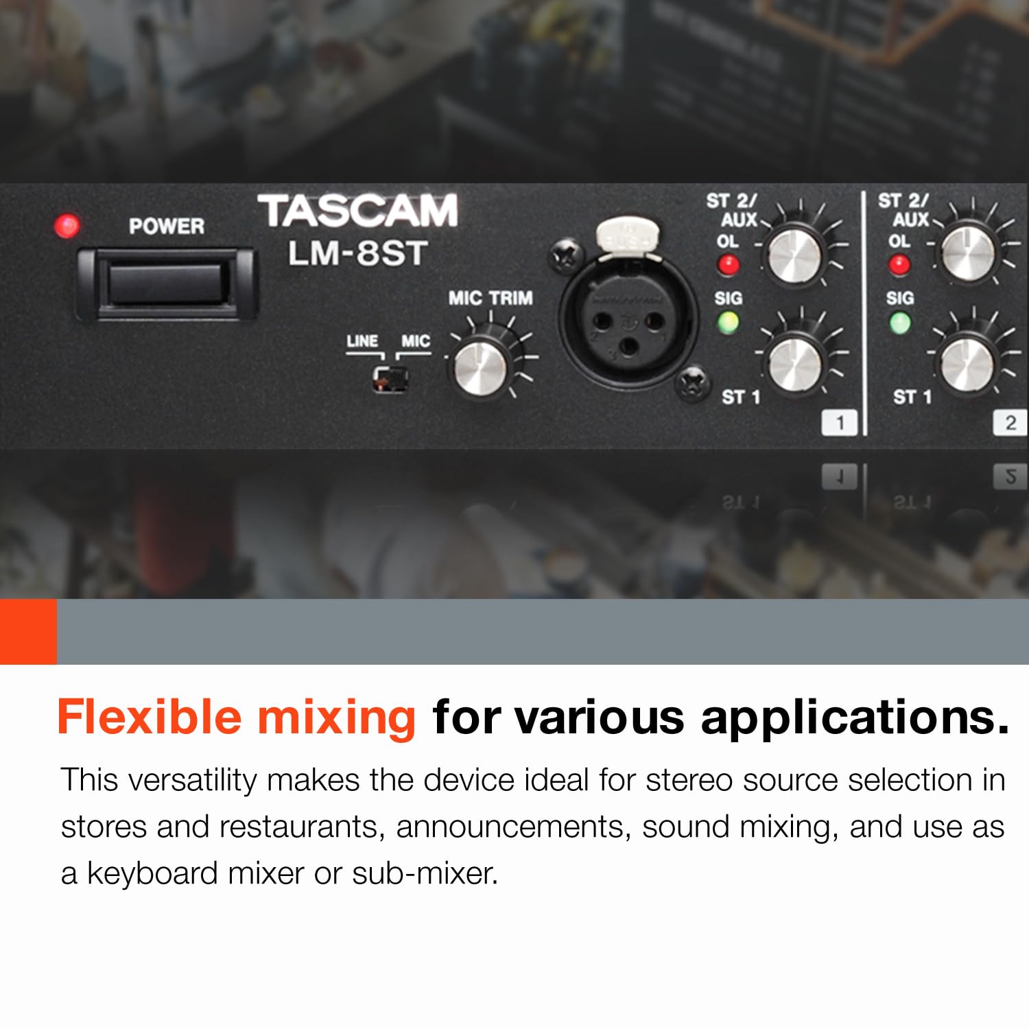 Tascam LM-8ST — view 2