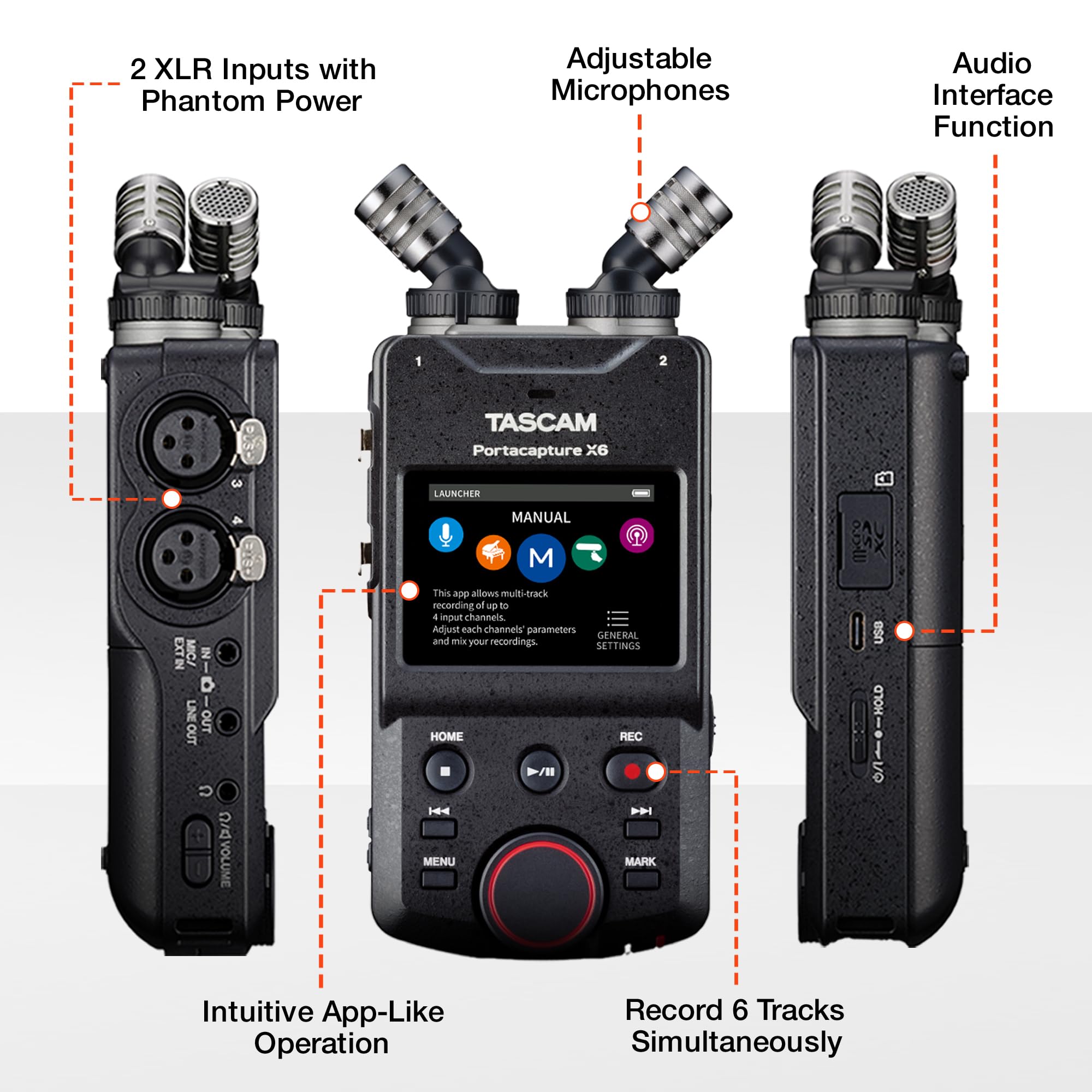 Tascam Portacapture X6 — view 5