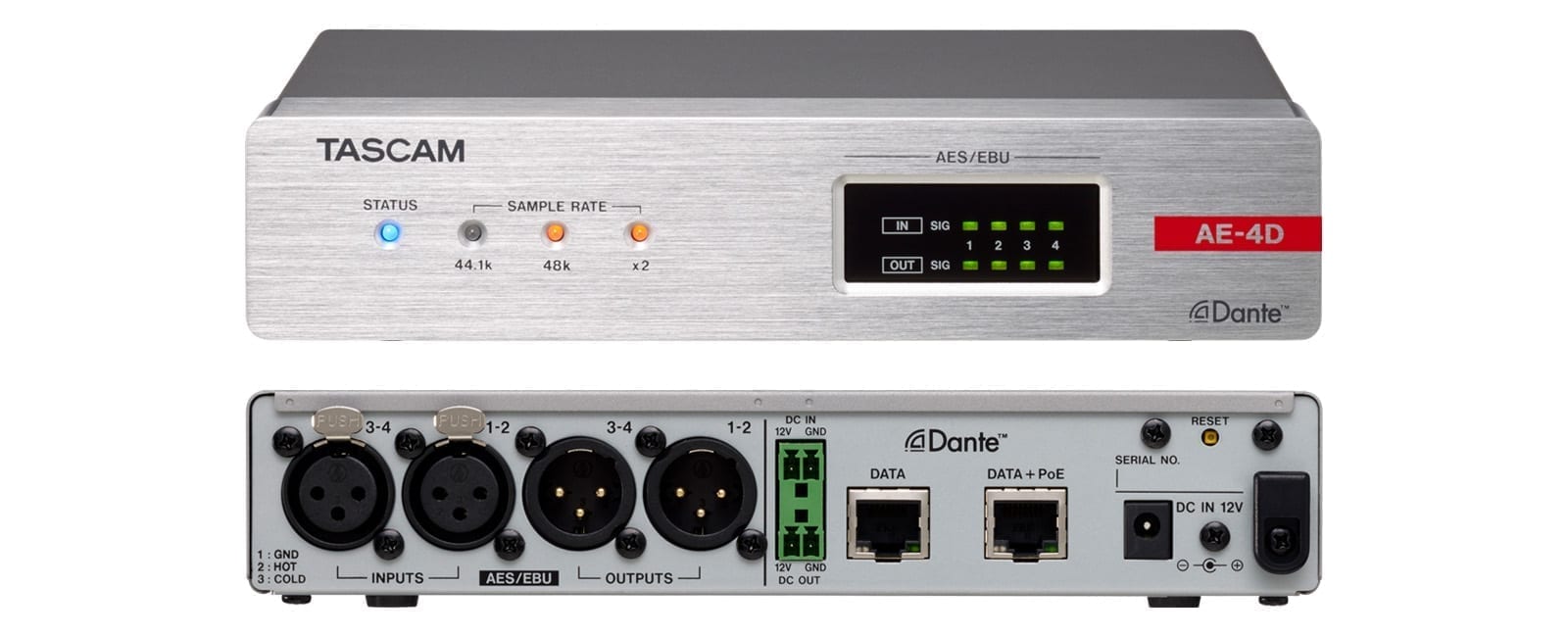 Tascam AE-4D — view 3