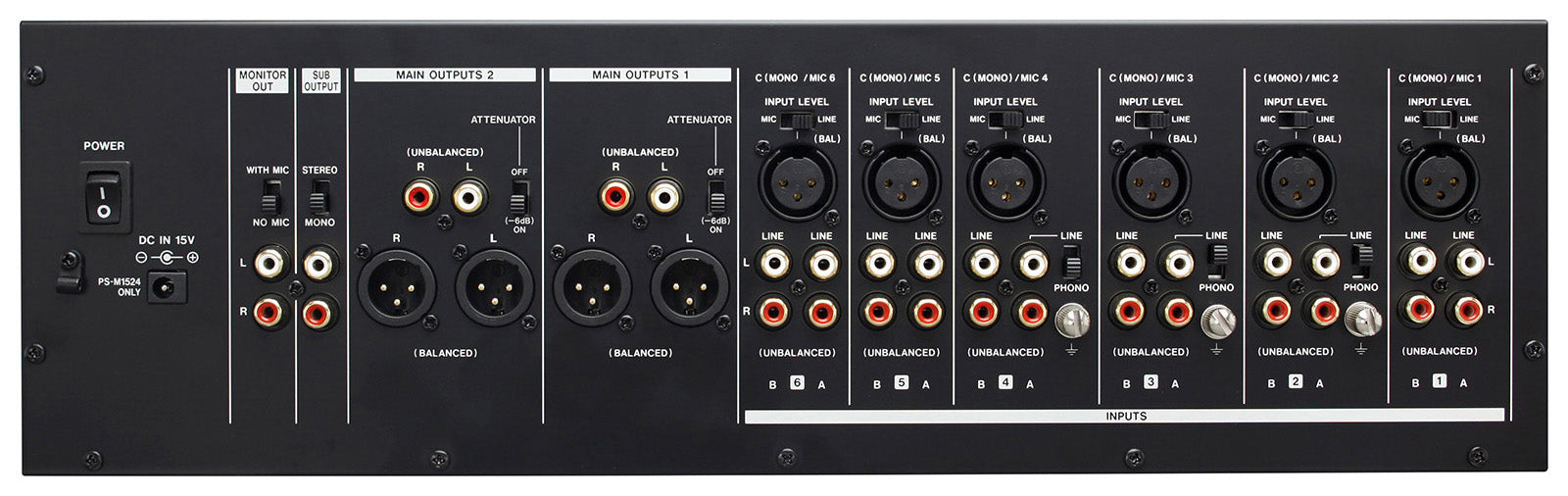Tascam PS-P2450 — view 3