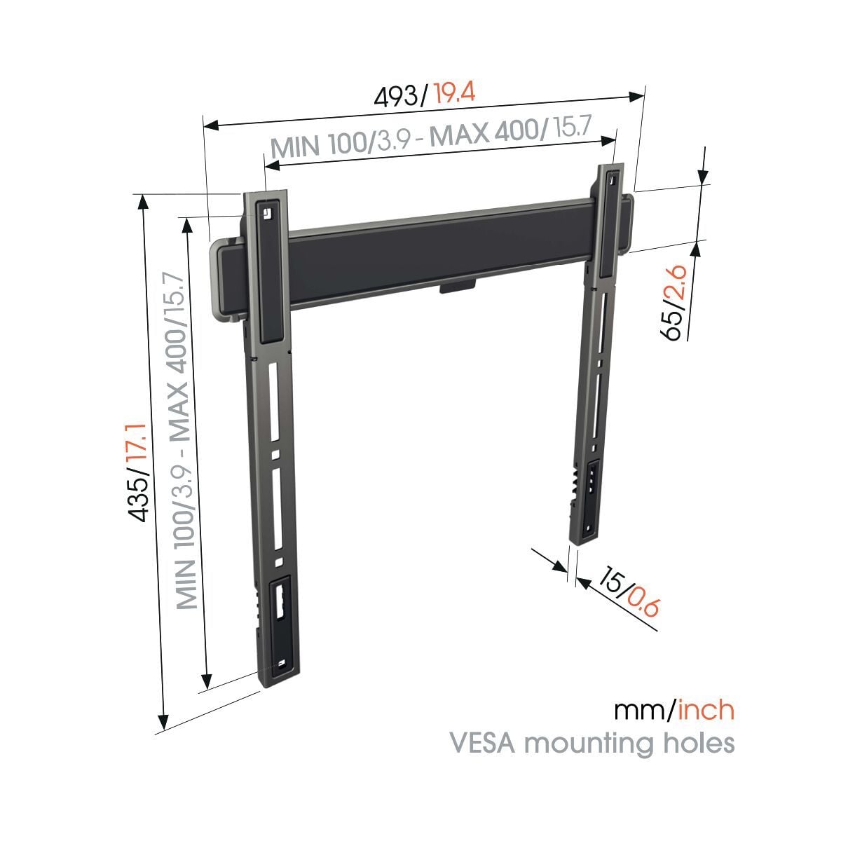 Vogels TVM 5405 Fixed TV Wall Mount — view 5