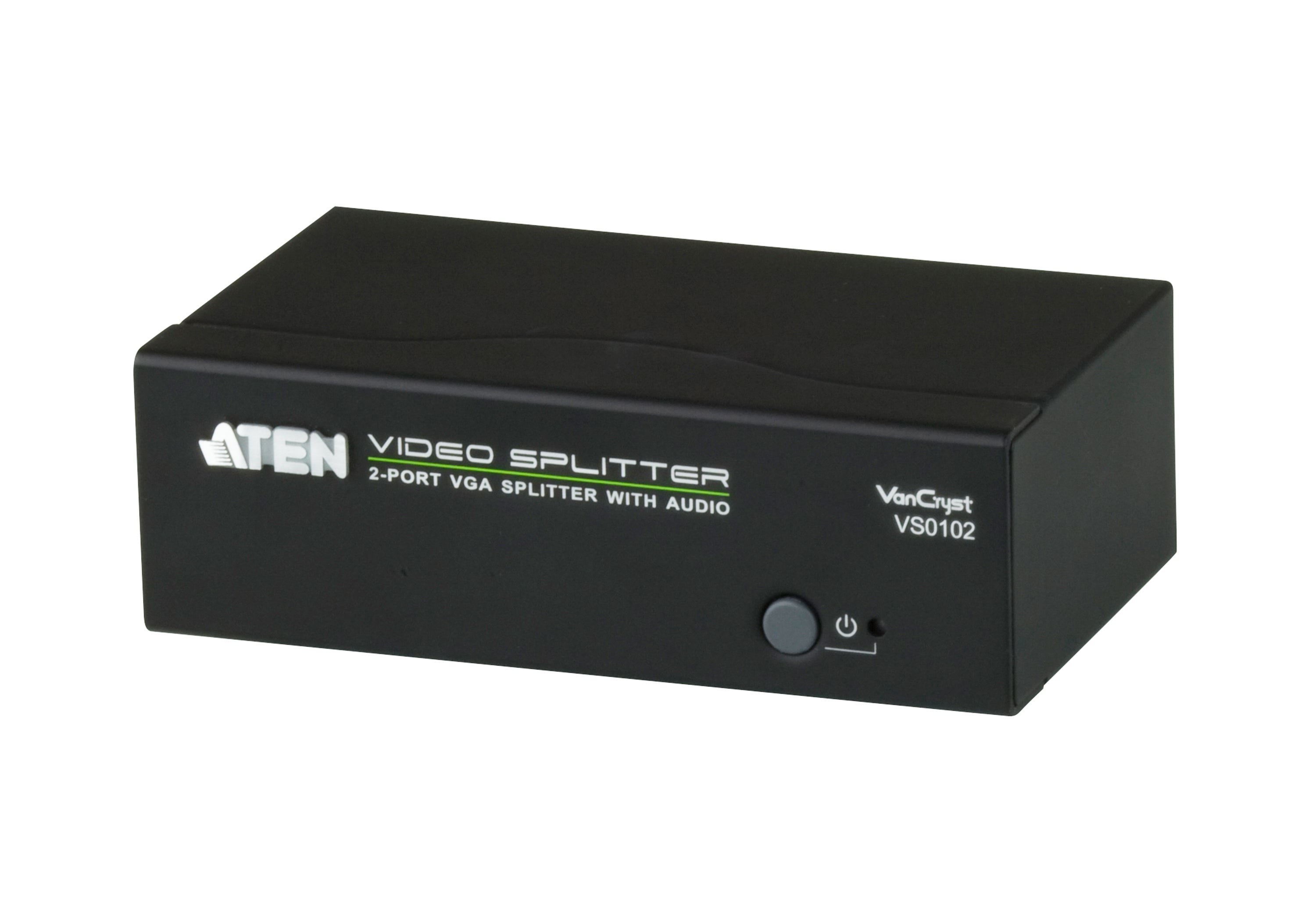 Aten - VS0102 2-Port VGA Splitter with Audio