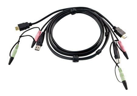 Aten - 2L7D02UH USB 2.0 HDMI KVM Cable 1.8m