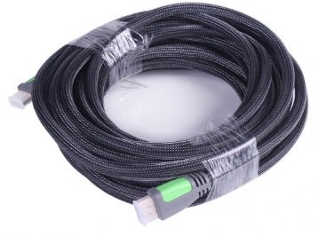 Dtech - 6680 HDMI 1.4 Copper Cable 8m 4K Braided Jacket