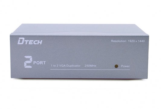 Dtech - DT-7252 VGA Splitter 1x2 250MHz