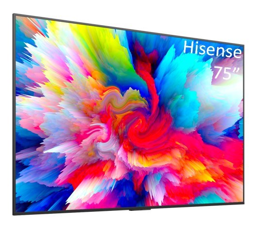 Hisense - Digital Signage 75", 500 nits, 4k resolution, UHD, with 7day x 18hrs operation, Android 11 - 75GM50D