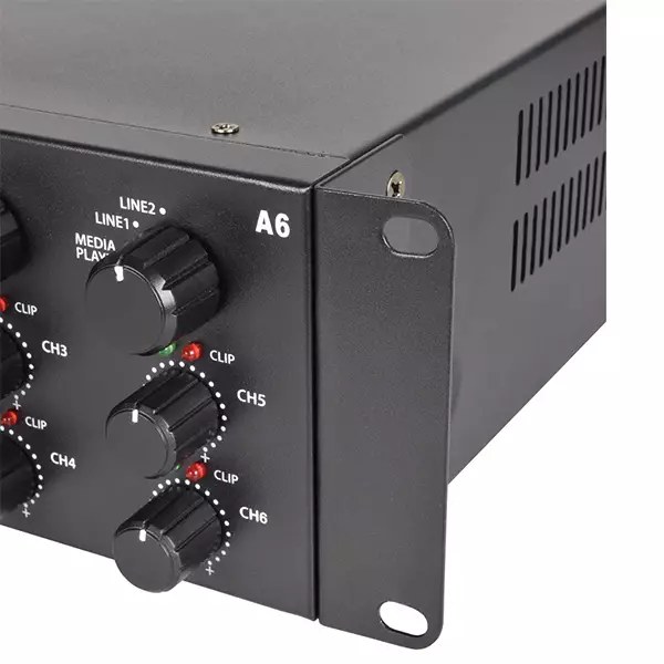 ADASTRA A6 2U MIXER AMPLIFIER 6X 200W — view 2