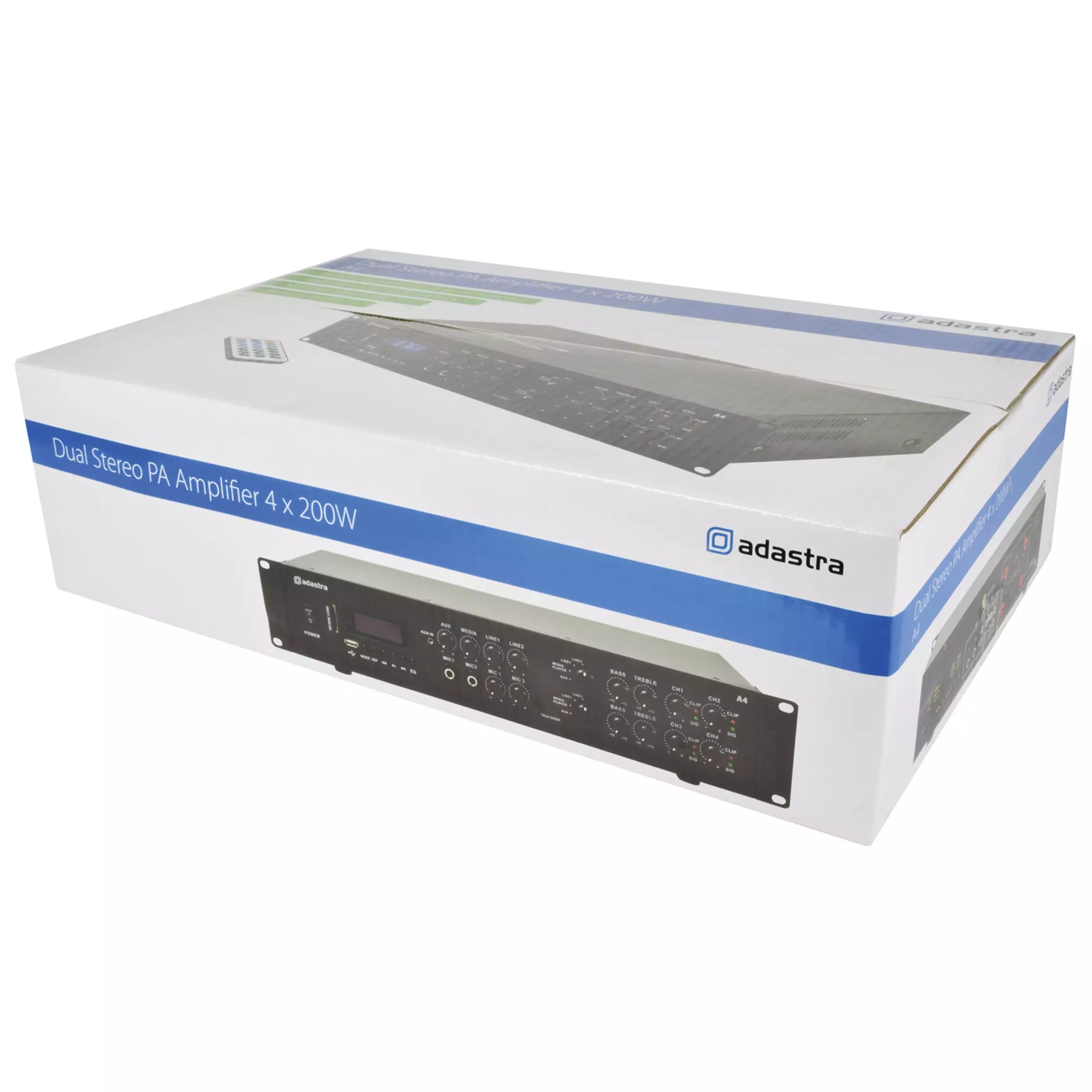 ADASTRA A4 2U MIXER AMPLIFIER 4X 200W — view 2