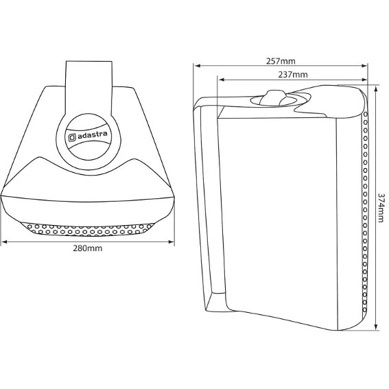 Adastra - BC8W Background Speakers — view 4