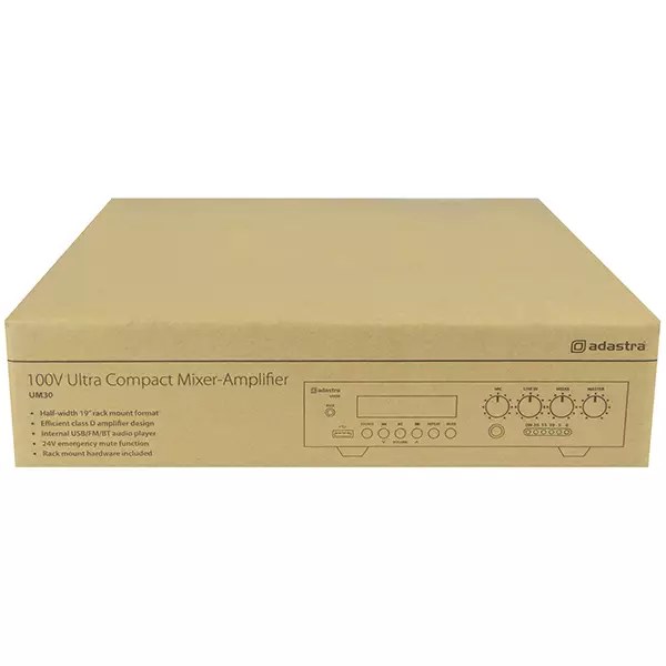 Adastra UM30 Mixer Amplifier 100V 30W — view 5