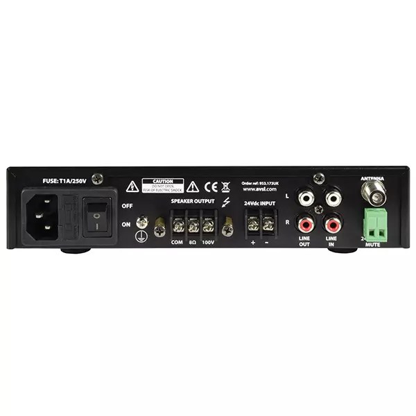 Adastra UM30 Mixer Amplifier 100V 30W — view 2