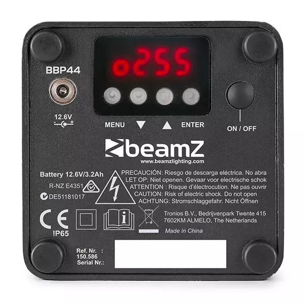 Beamz BBP44 - Mini Battery Uplight 4 x 4W Outdoor — view 3