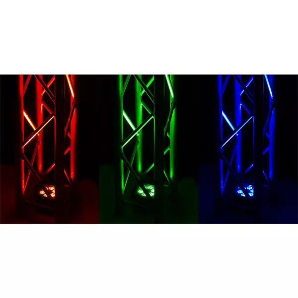 Beamz BBP96S - Battery Uplight Par 6 x 12W WDMX — view 4