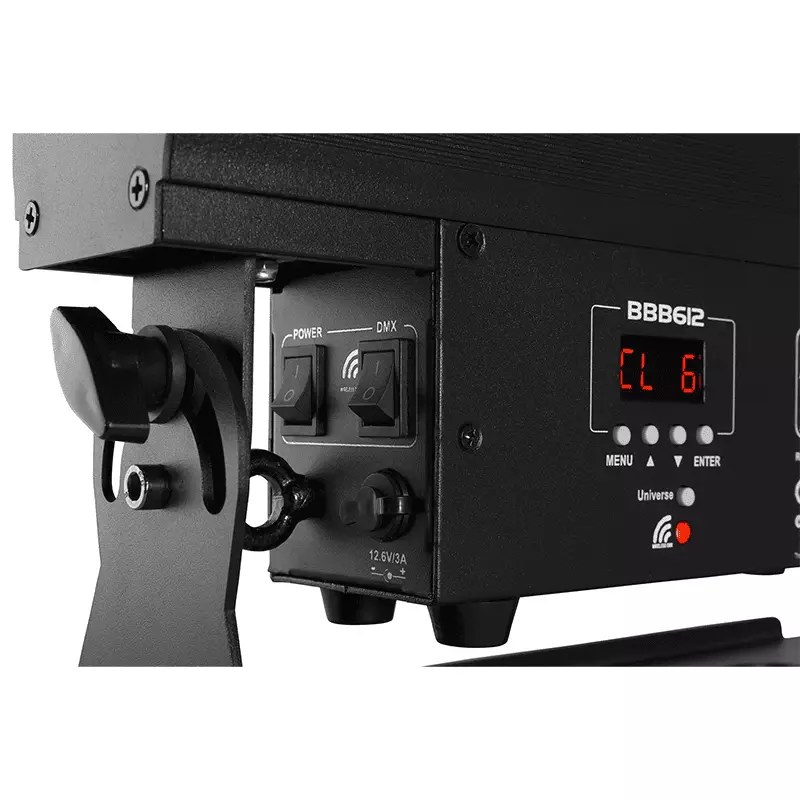 BeamZ BBB612 LED Battery Bar IP20 6x 12W RGBAWUV — view 2