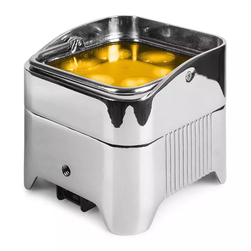BeamZ BBP96SC LED BATTERY UPLIGHT PAR 6x 12W RGBWAUV CHROME