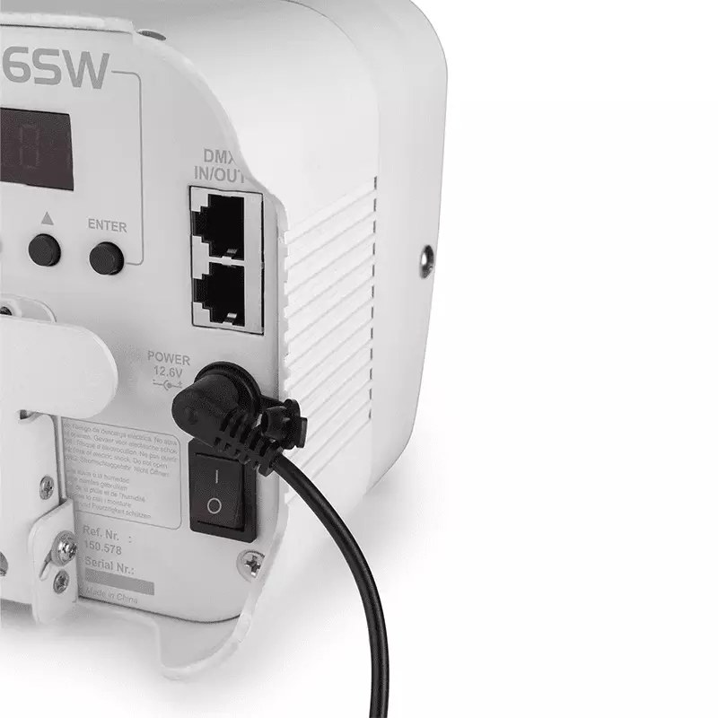 BeamZ BBP96SW LED BATTERY UPLIGHT PAR IP20 6x 12W RGBAWUV — view 2