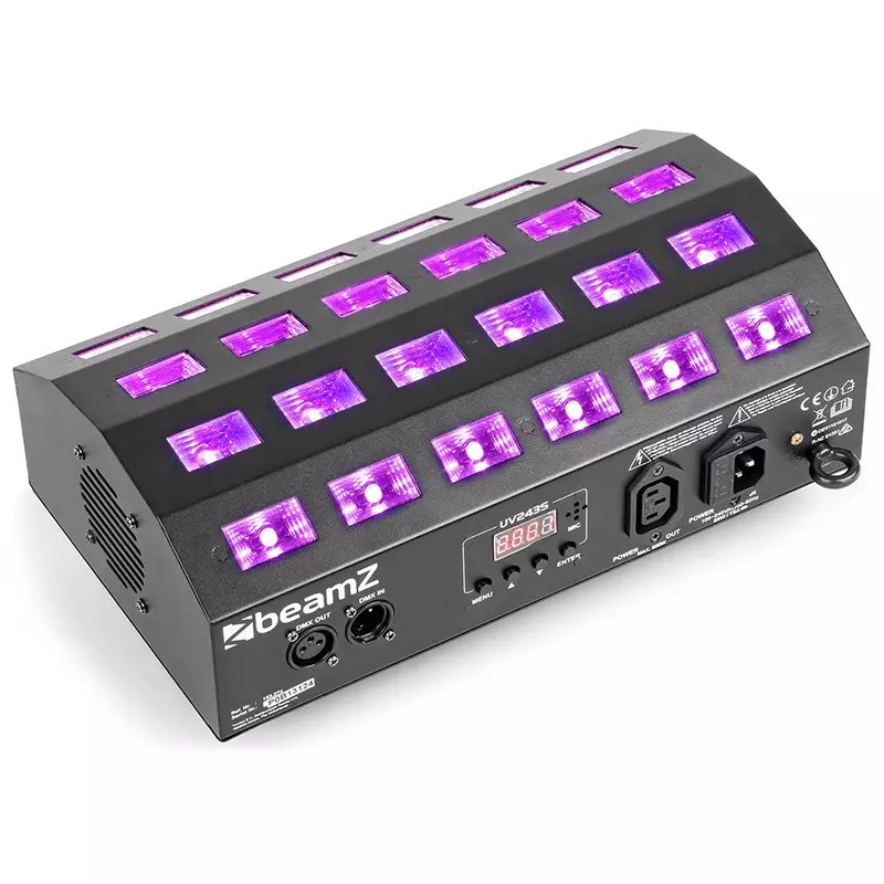 BeamZ BUV463 LED UV STROBE 24x 3W UV