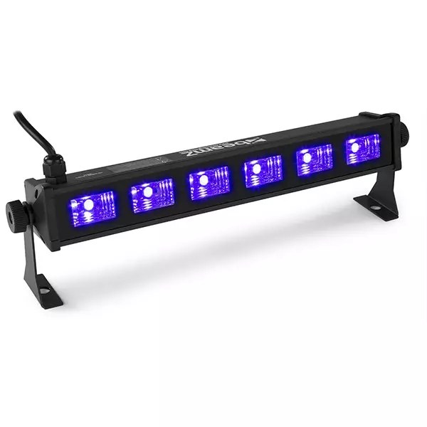BeamZ BUV63 LED BAR 6x 3W UV