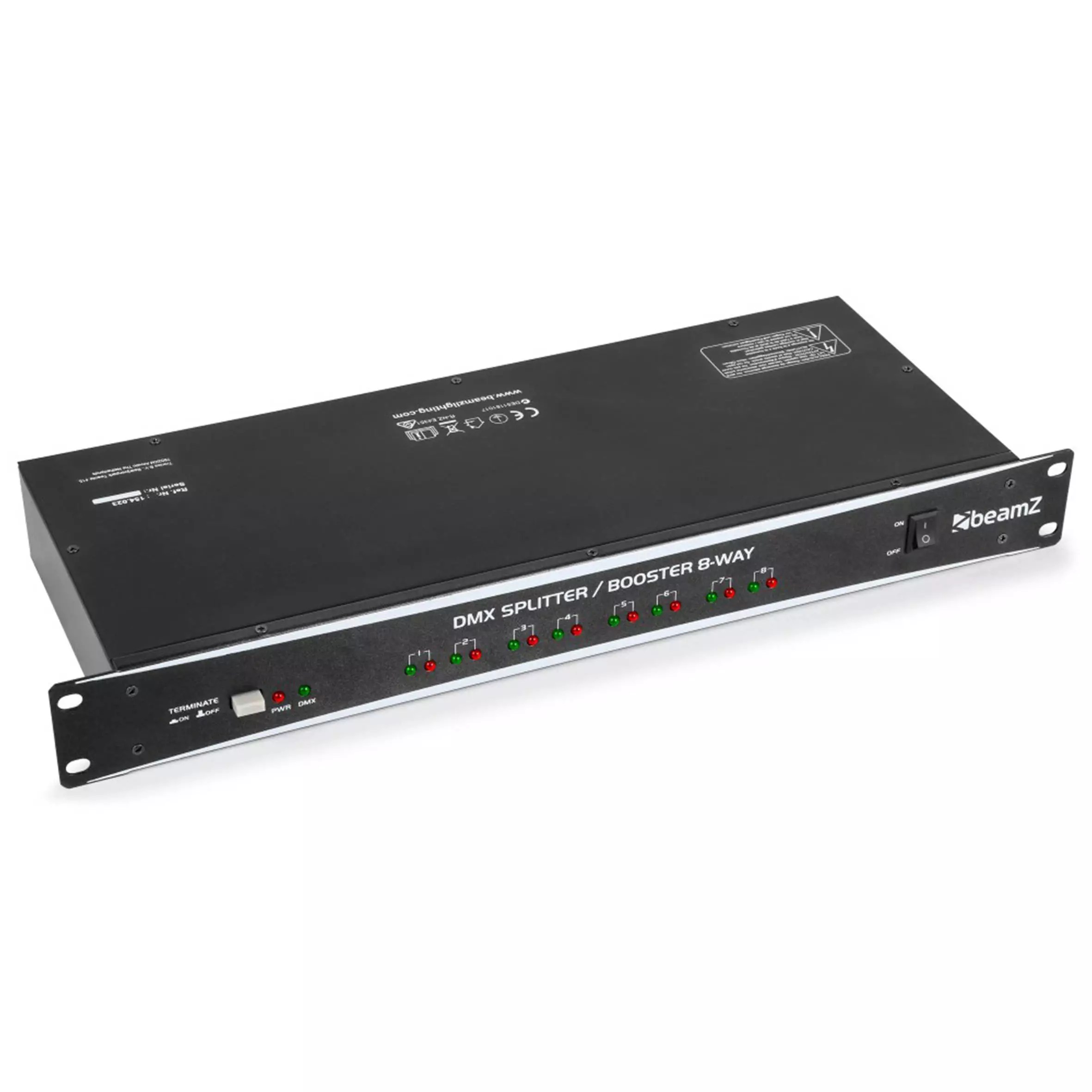 BeamZ DMX8 DMX Booster/Distributor 8 Way