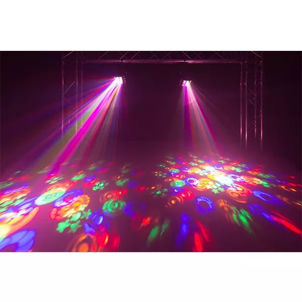 BeamZ LED Gobo Derby with UV and Strobe 5x 3W LED 16x 3W RGBAWUV — view 5