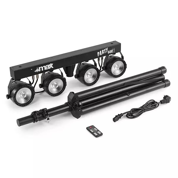 BeamZ PARTYBAR11 SET 4 X COB PAR 4x 20W RGB — view 5