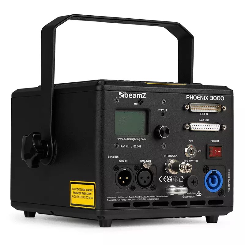 BeamZ PHOENIX3000 ANALOG LASER RGB 3W — view 3