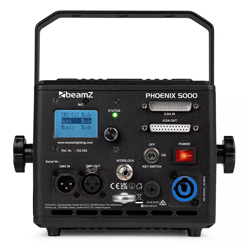 BeamZ PHOENIX5000 ANALOG LASER RGB 5W — view 2