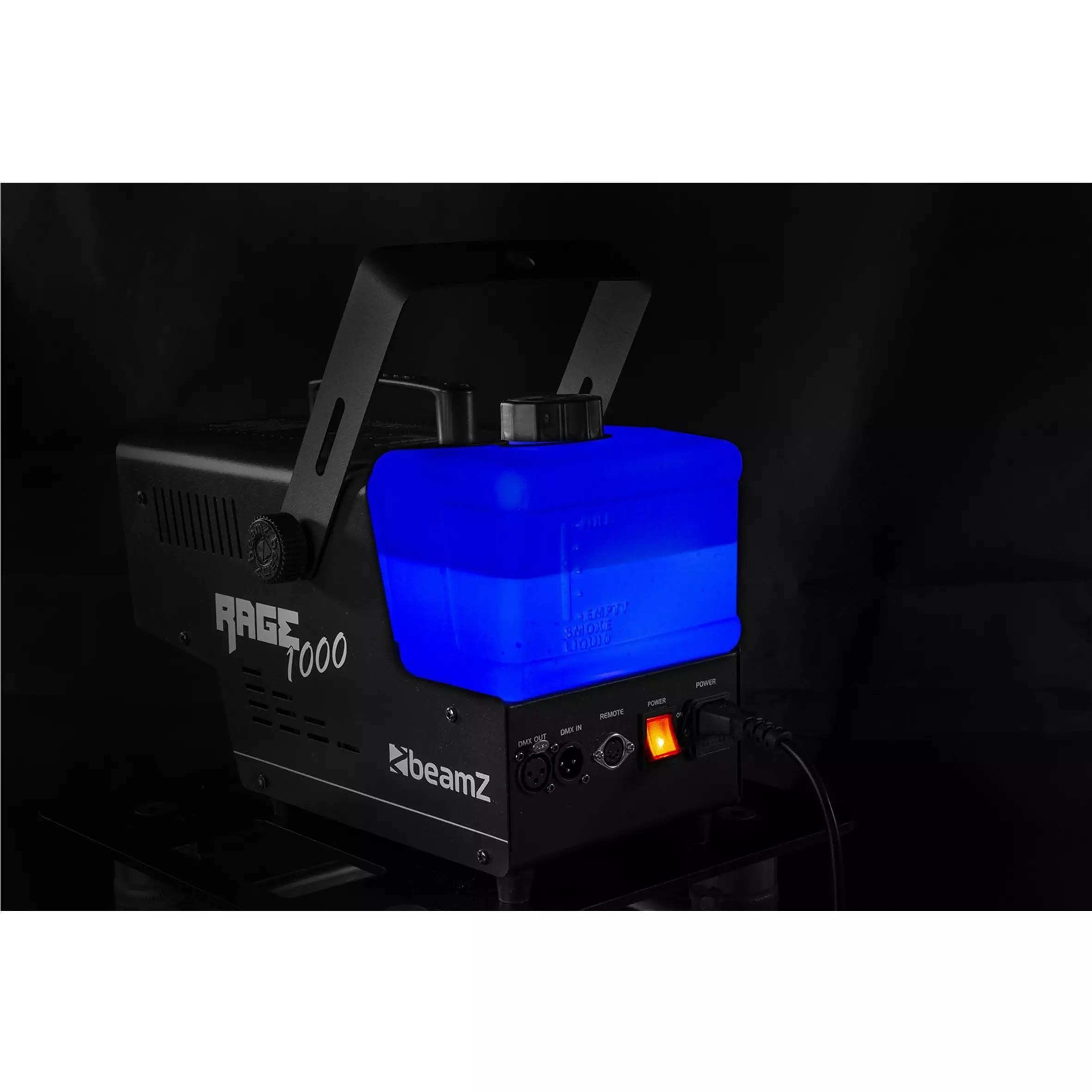 BeamZ RAGE1000LED Smoke Machine 1000W RGB 6x 9W Wireless Remote — view 6