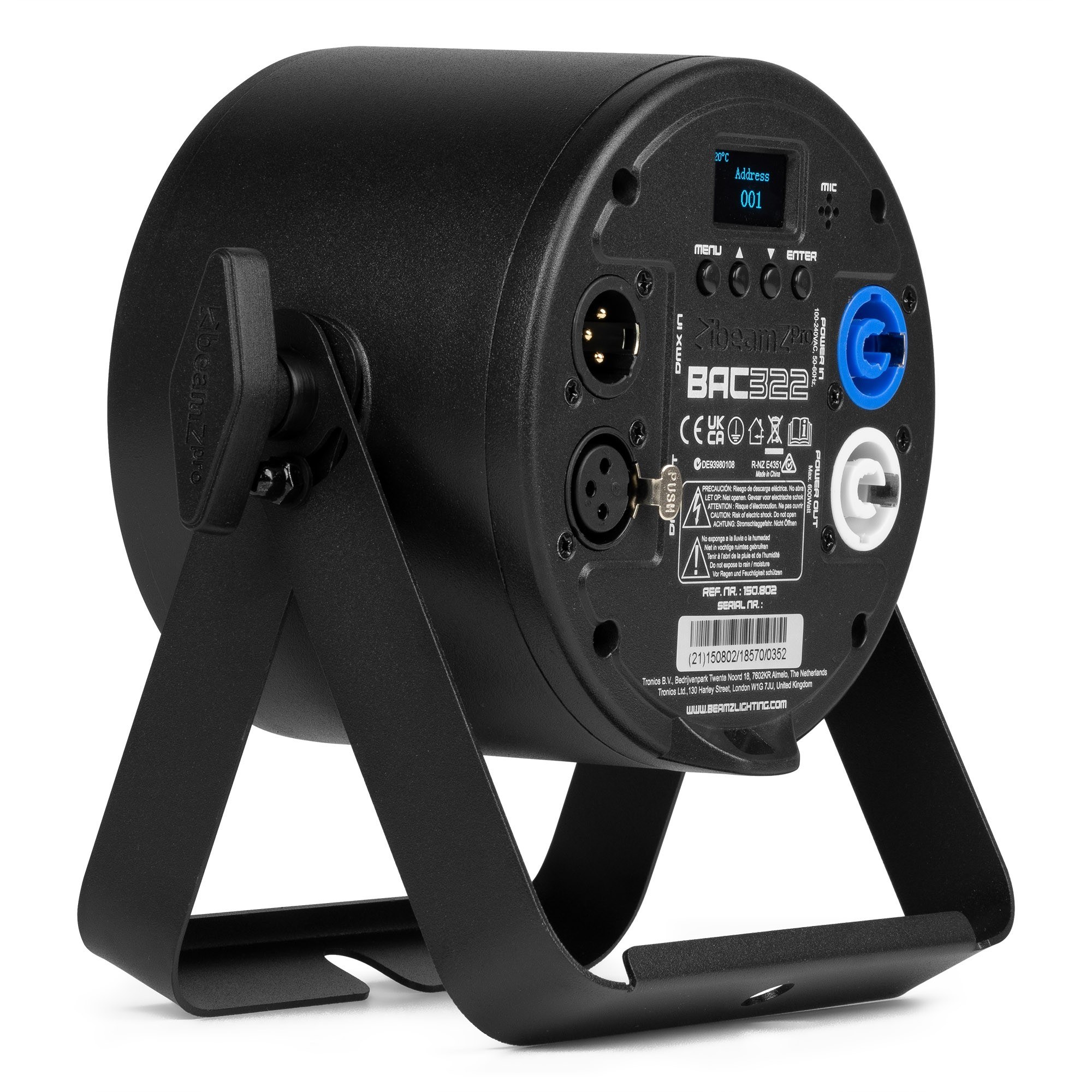 BeamZPro BAC322 LED PROPAR 6x 10W RGBALC — view 3