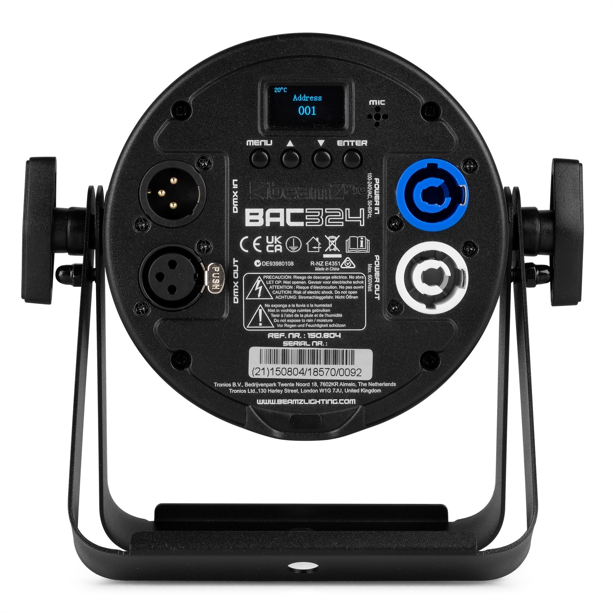 BeamZPro BAC324 LED PROPAR 6x 10W RGBAUV — view 3