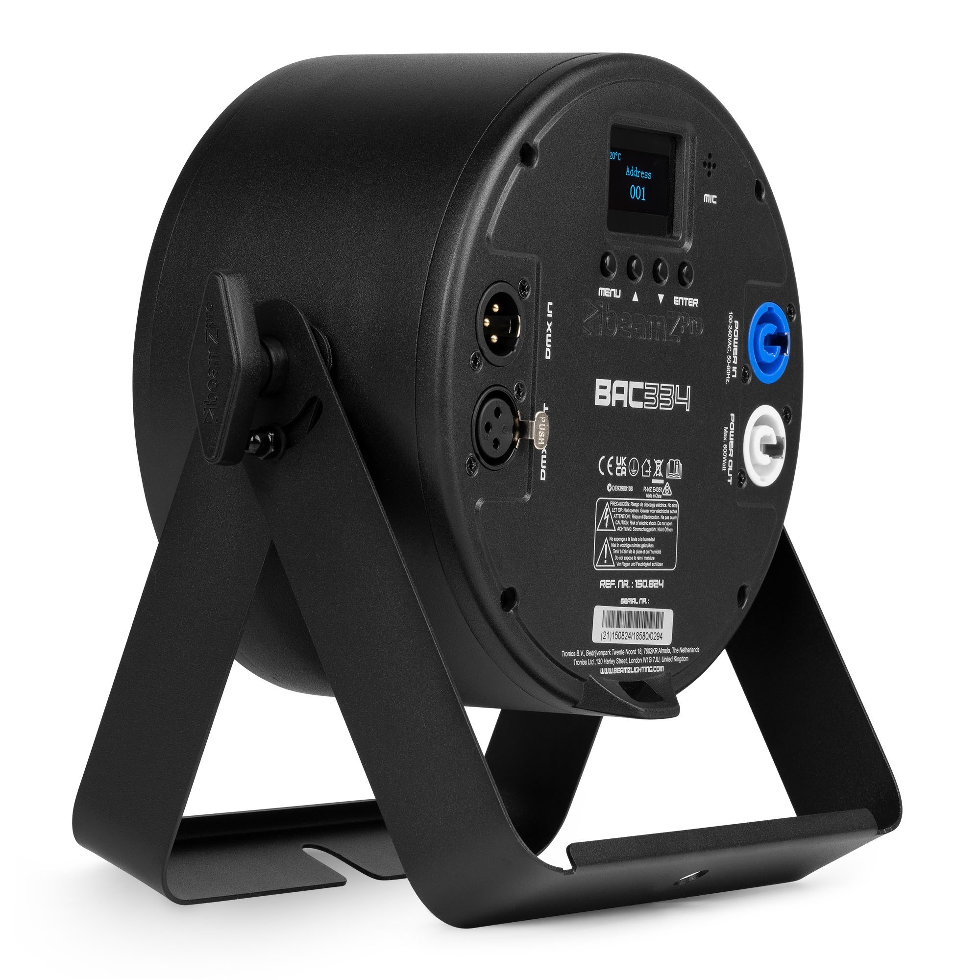 BeamZPro BAC334 LED PROPAR 12x 10W RGBWAUV — view 3