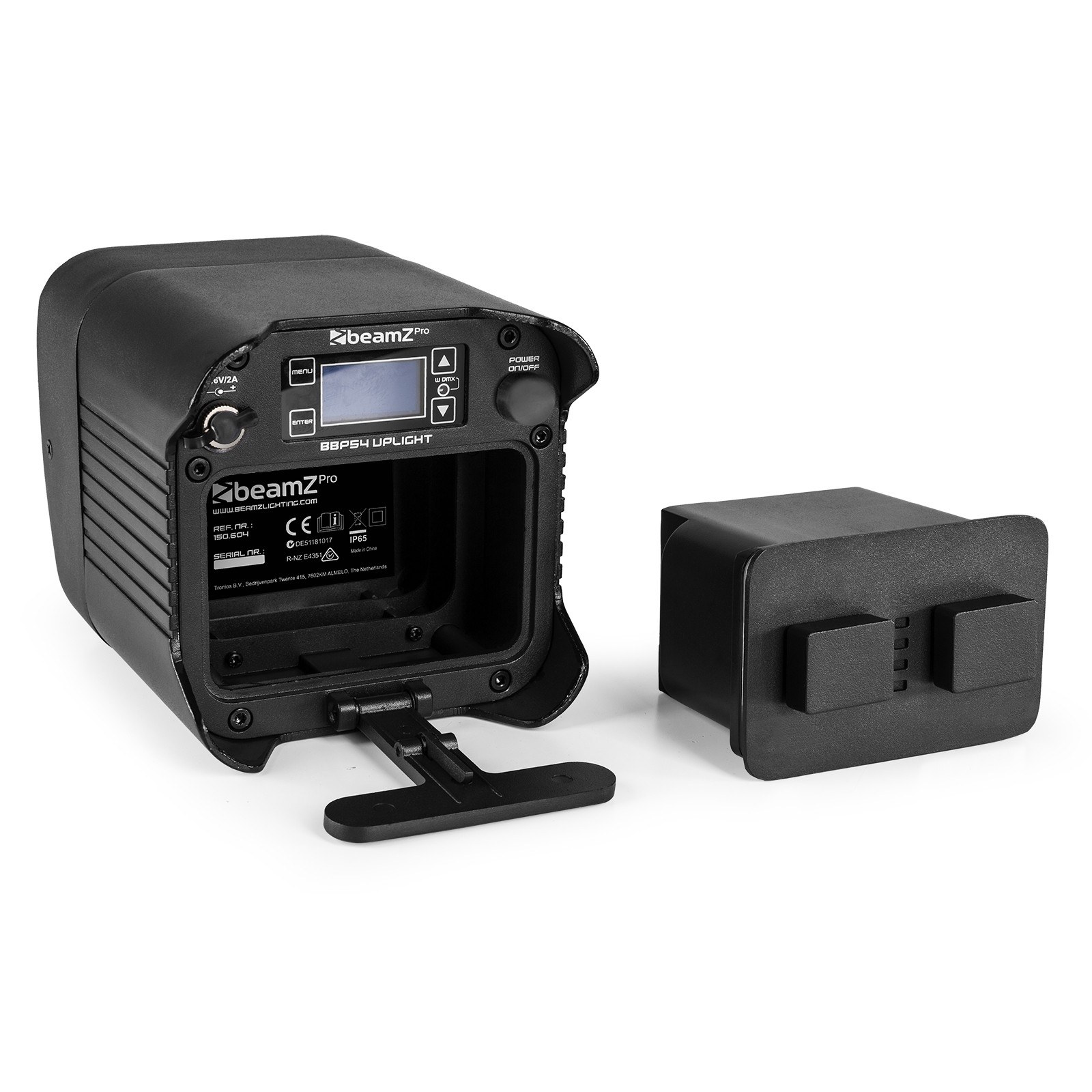 BeamZPro BBP59 LED Battery Uplight Par IP65 9x 12W RGBAWUV — view 4