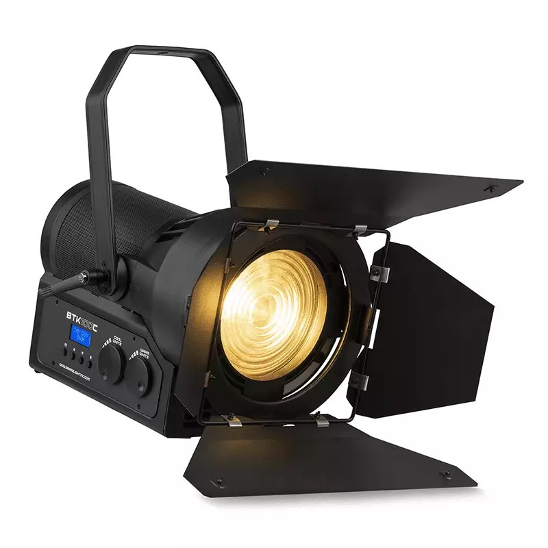 BeamZPro BTK100C LED Fresnel Manual Zoom IP20 1x 100W CW/WW