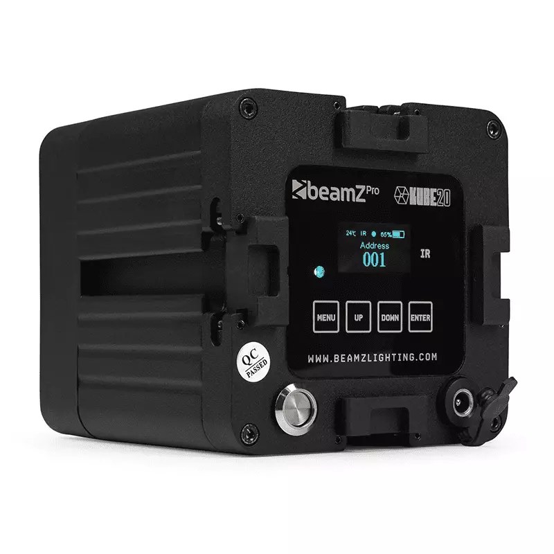 BeamZPro - KUBE20BK LED BATTERY UPLIGHT IP65 1x 20W RGBAWUV — view 2