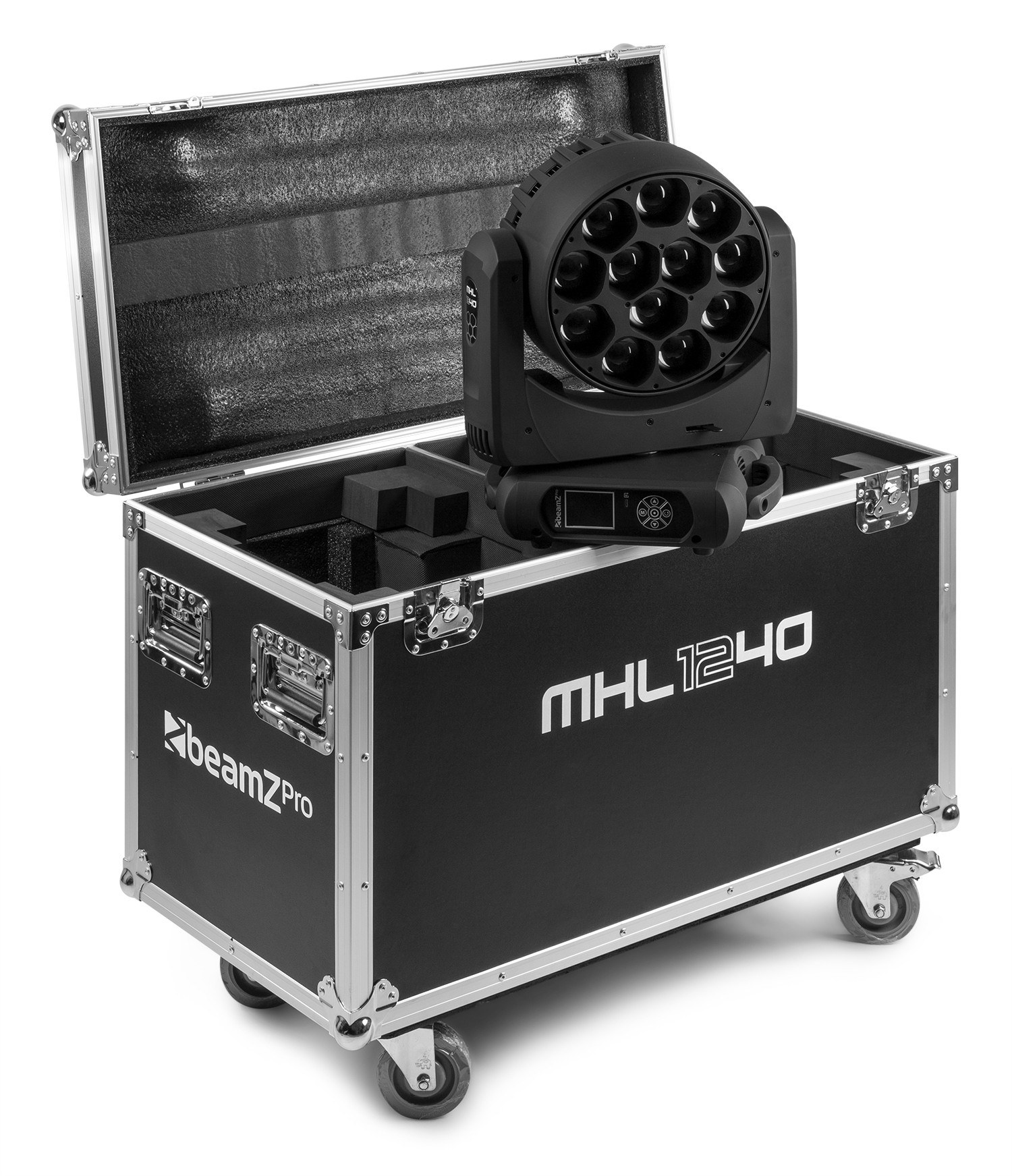 BeamZPro - MHL1240 LED Moving Head Zoom 12x 40W RGBW [2 in a Flightcase] — view 4