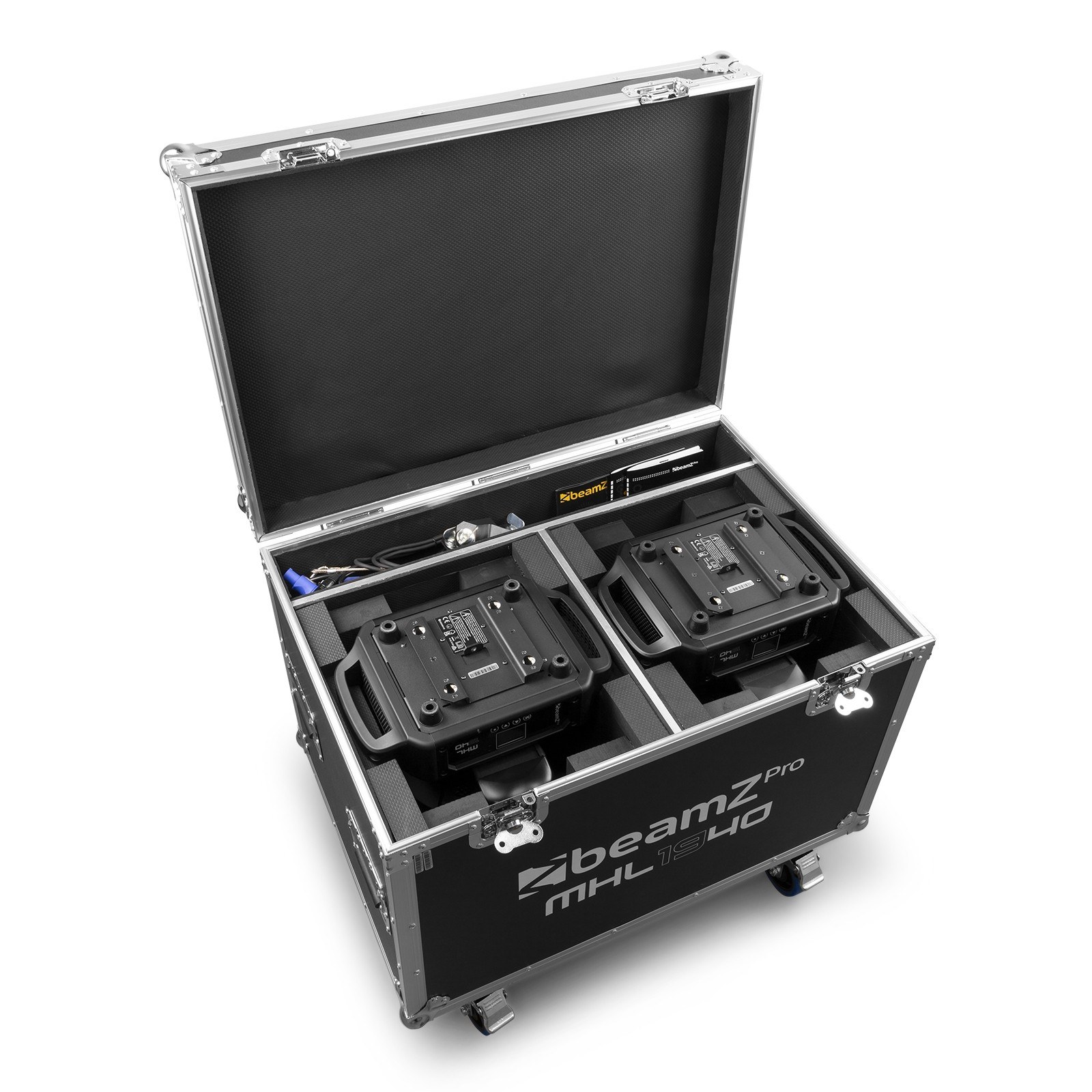 BeamZPro MHL1940 LED Moving Head Bee Eye Zoom 19x 40W RGBW [2 in a Flightcase] — view 5