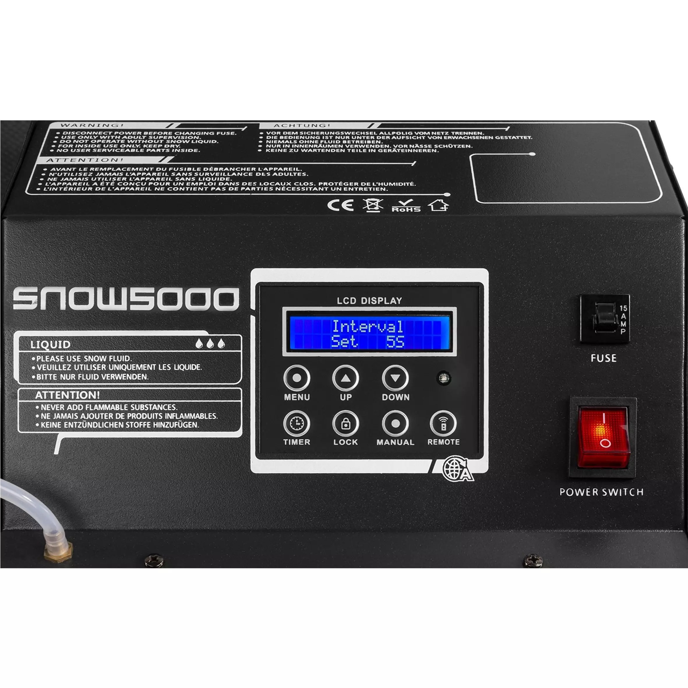 BeamZPro SNOW5000 Snow Machine 5000W — view 3
