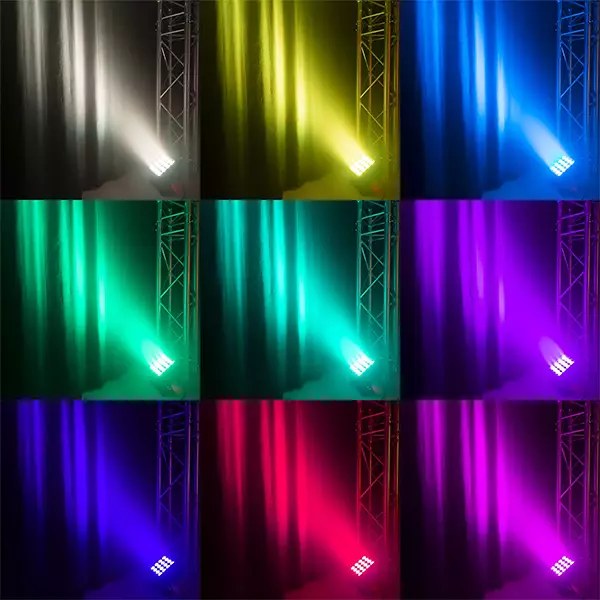 BeamZPro - STARCOLOR128 LED FLOOD LIGHT IP65 16x 8W RGBW — view 3
