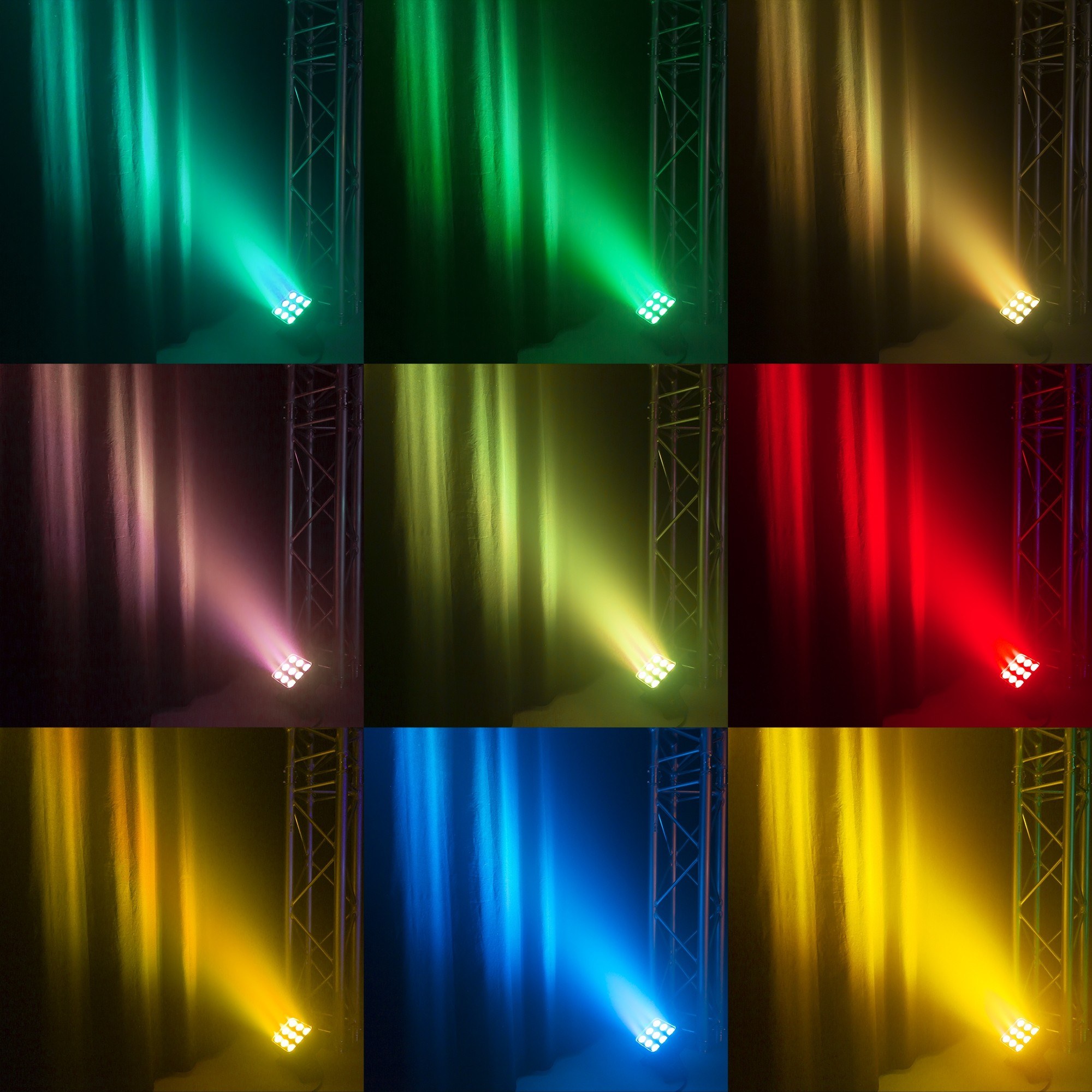 BeamZPro - STARCOLOR75 LED Flood Light IP65 9x 8W RGBA — view 4