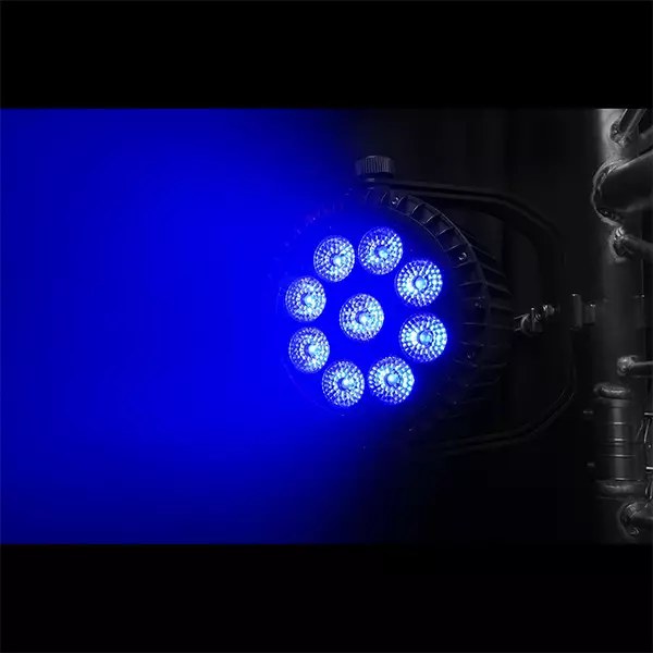 BeamZPro WBP912IP LED BATTERY PAR IP65 9x 12W RGBAWUV — view 3