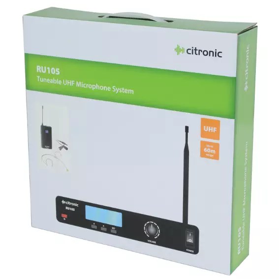 Citronic - RU105-N - Lapel Microphone UHF 863-865MHz — view 5