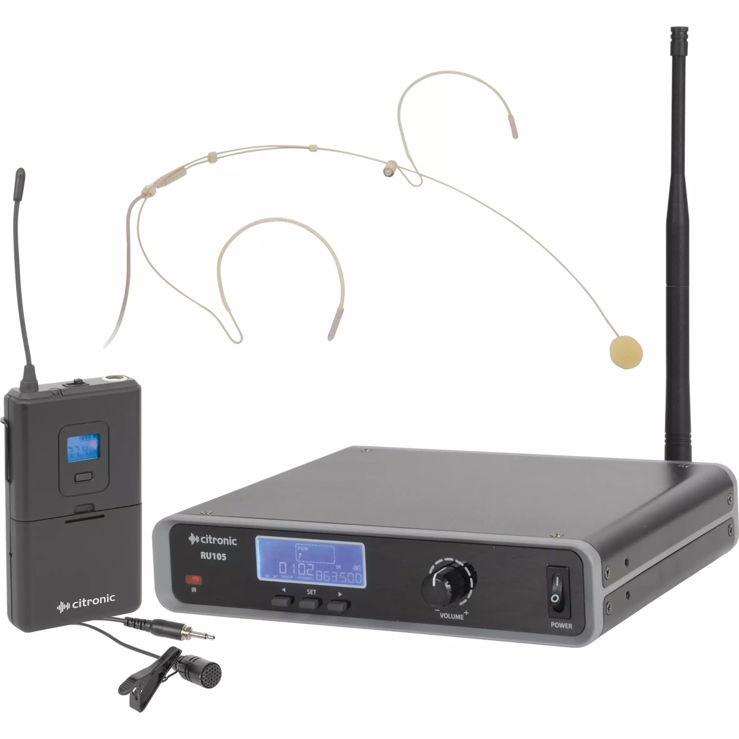 Citronic - RU105-N - Lapel Microphone UHF 863-865MHz — view 7