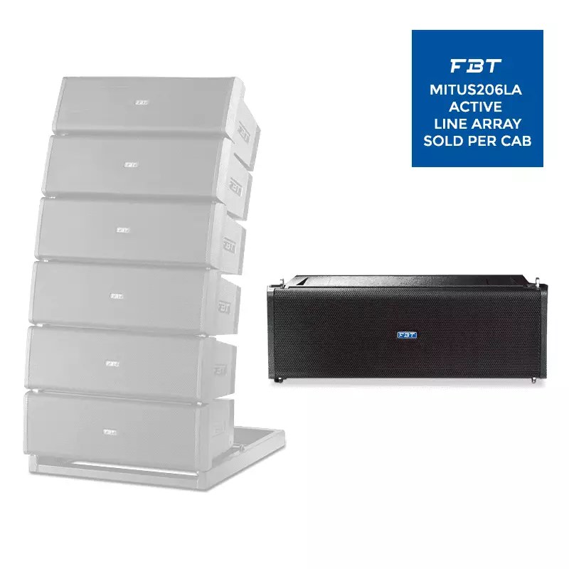 FBT - MITUS206LA - Active Line Array (600W + 300W, 134dB SPL) — view 4