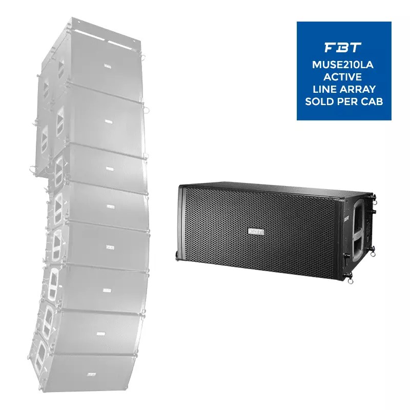 FBT - MUSE210LA - Active Line Array Module (2x10 inch, 600W + 300W RMS) — view 3