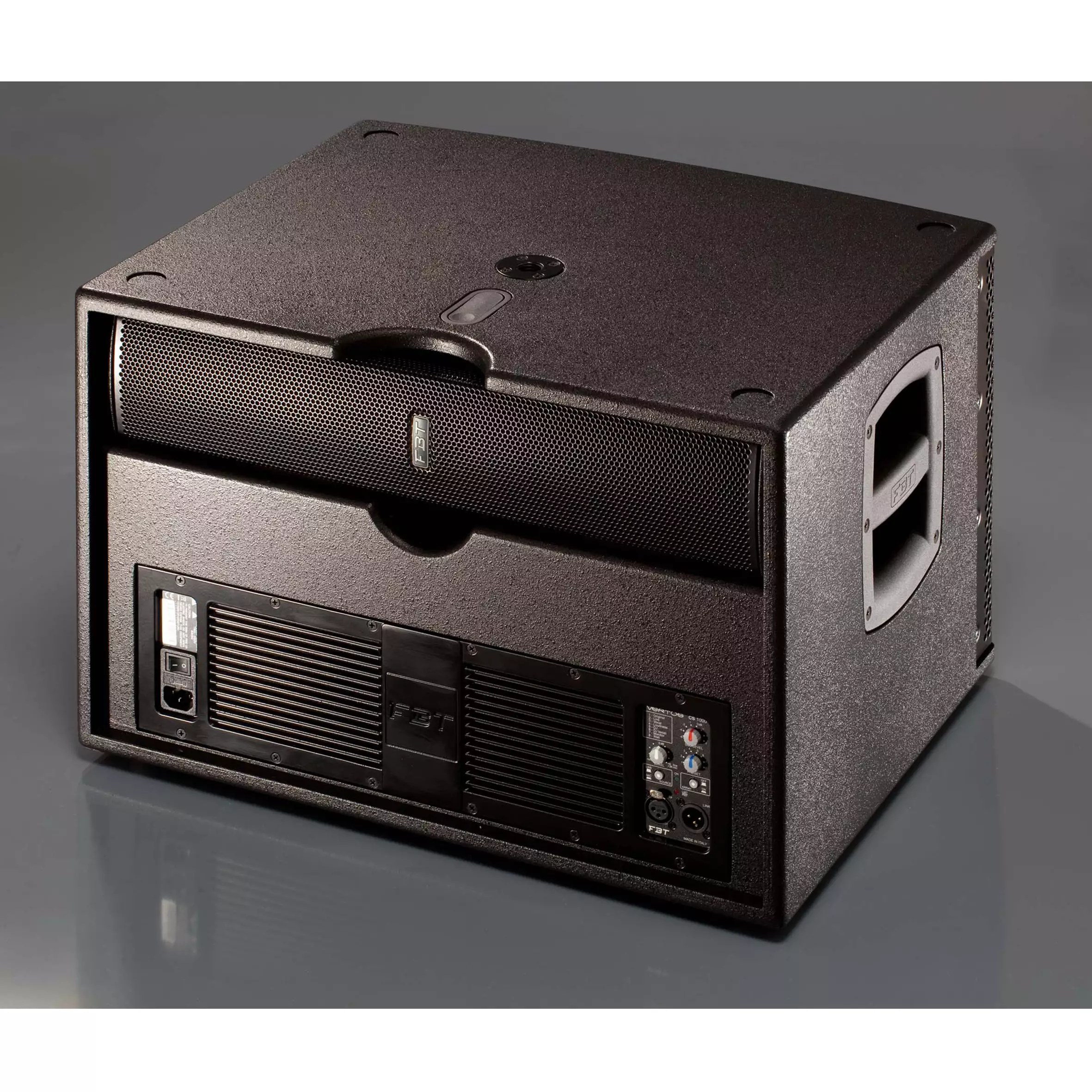 FBT - VERTUSCS1000 ACTIVE COLUMN SPEAKER 6X3IN SAT + 12″ SUB BLACK 600W + 400W 8 OHM — view 3