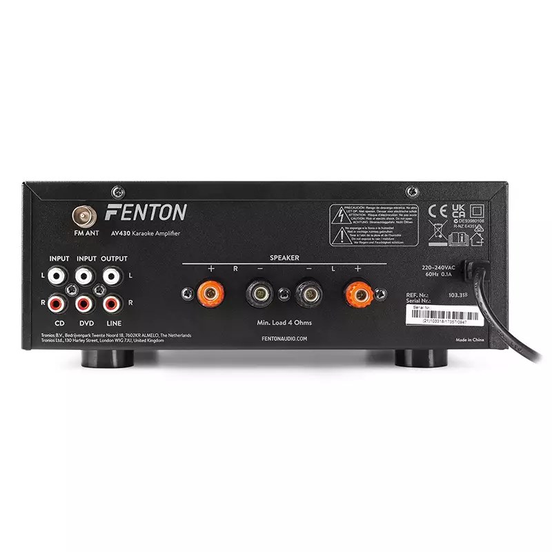 Fenton - AV430B - Compact HiFi Amplifier — view 2