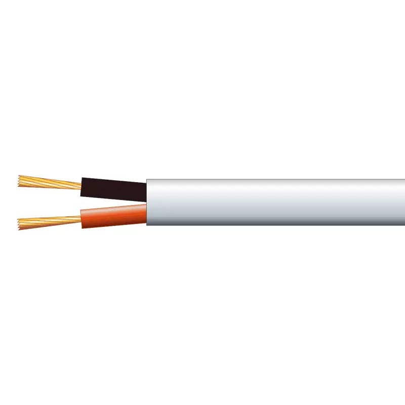 Filo - RO1.0W - Speaker cable 1.0mm white round 100m