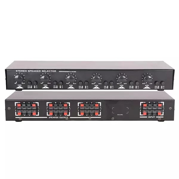 Filo - SV-6D - Speaker Selector Switch 2in 6out with Volume