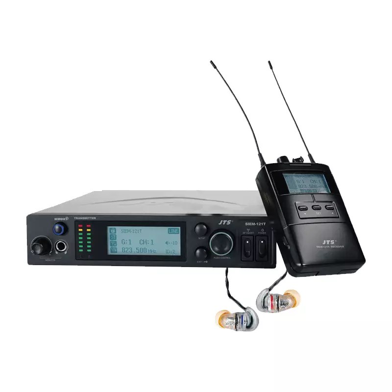 JTS - SIEM-121T/SIEM-121R+IE-1 - In-Ear Monitoring System UHF 506-542MHz
