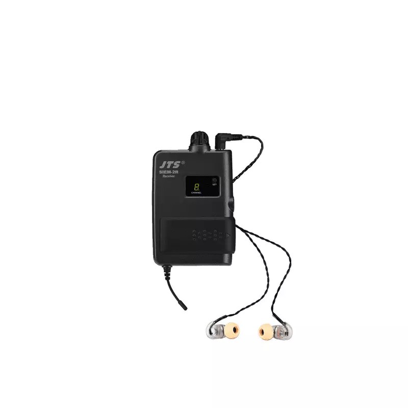 JTS - SIEM-2R/IE-1 - In-Ear Monitoring System Receiver for SIEM-2R UHF 518-542MHz